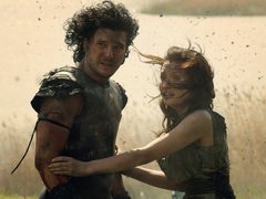 [Poster for Pompeii with Pompeii, Paul W.S. Anderson, Kit Harington, Emily Browning (I), Kiefer Sutherland]
