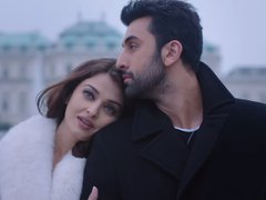 [Poster for Ae Dil Hai Mushkil with Ae Dil Hai Mushkil, Ranbir Kapoor, Anushka Sharma, Aishwarya Rai, Karan Johar]