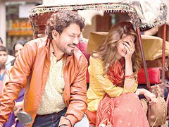 [Poster for Hindi Medium with Hindi Medium, Irrfan Khan, Saba Qamar, Saket Chaudhary]
