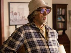 [Poster for Piku with Piku, Amitabh Bachchan, Deepika Padukone, Shoojit Sircar]